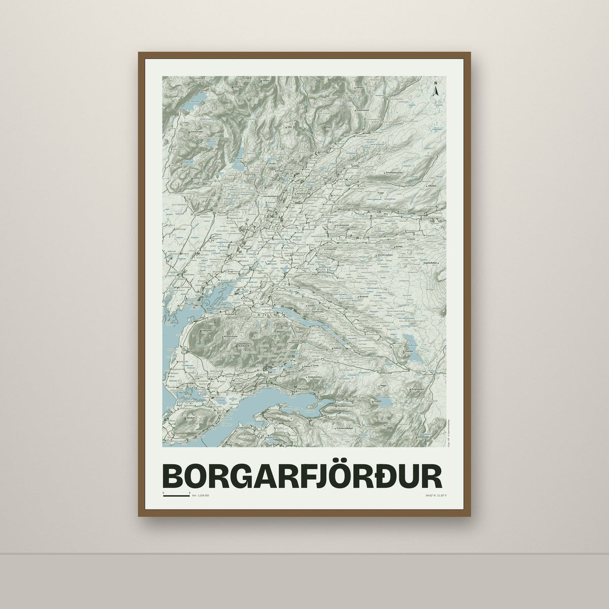 Borgarfjörður – Mosi, rauður