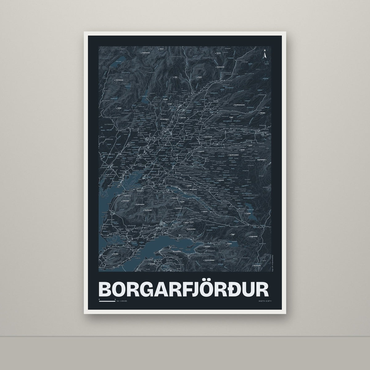 Borgarfjörður – Nótt, blár