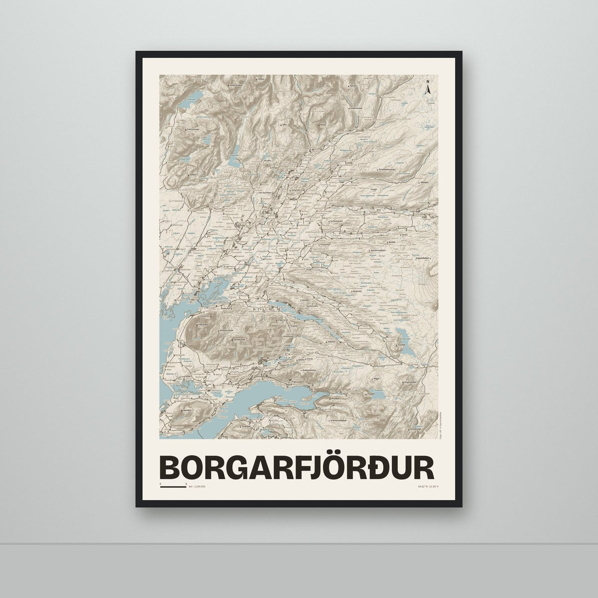 Borgarfjörður – Sandur, lúpínufjólublár
