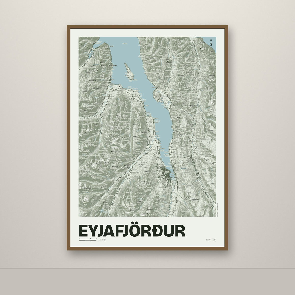 Eyjafjörður – Mosi, blár