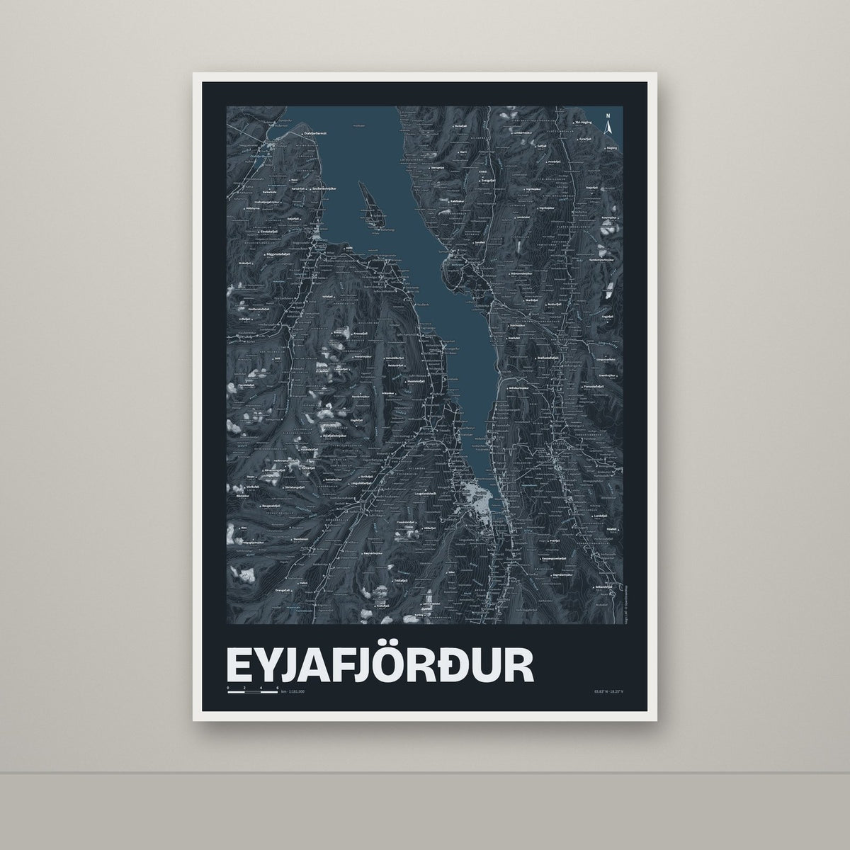 Eyjafjörður – Nótt, blár