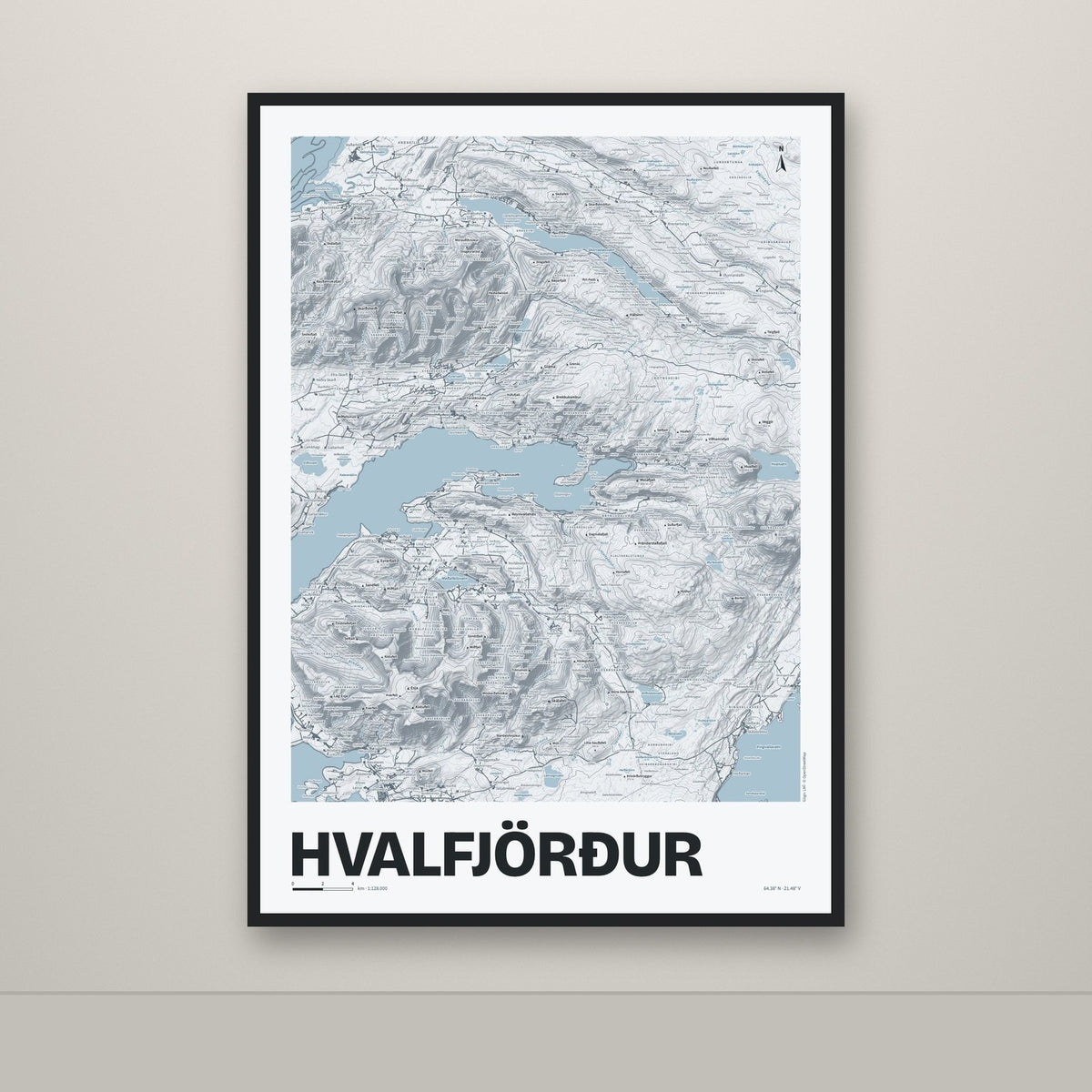 Hvalfjörður – Ljóst, okkurgulur