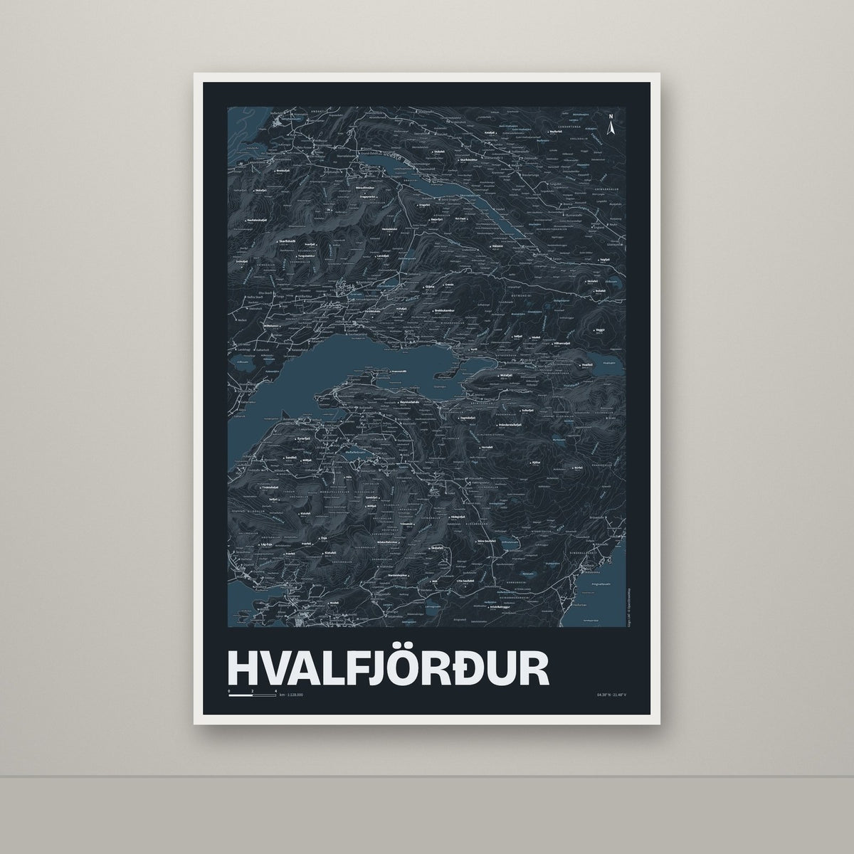 Hvalfjörður – Nótt, rauður