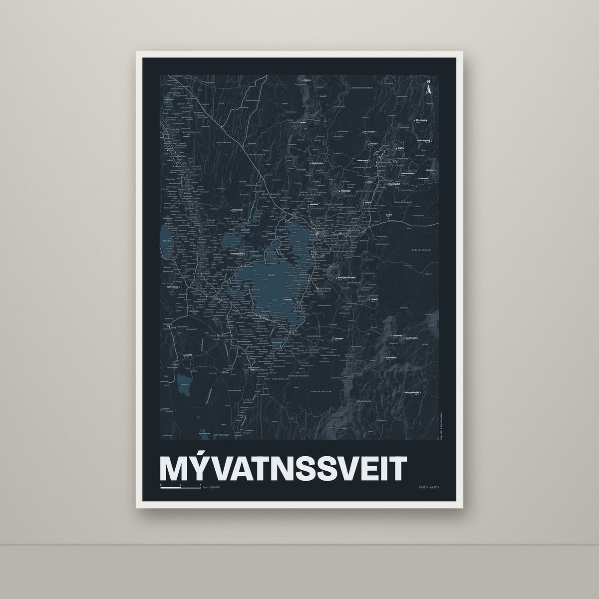 Mývatnssveit – Nótt, lúpínufjólublár