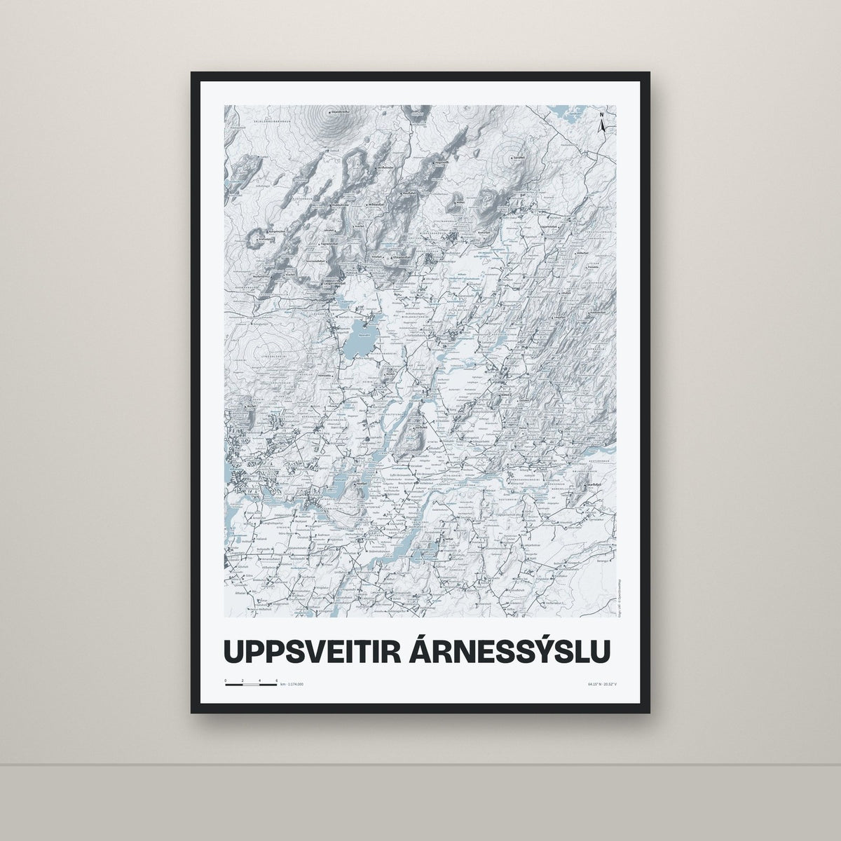 Uppsveitir Árnessýslu – Ljóst, blár
