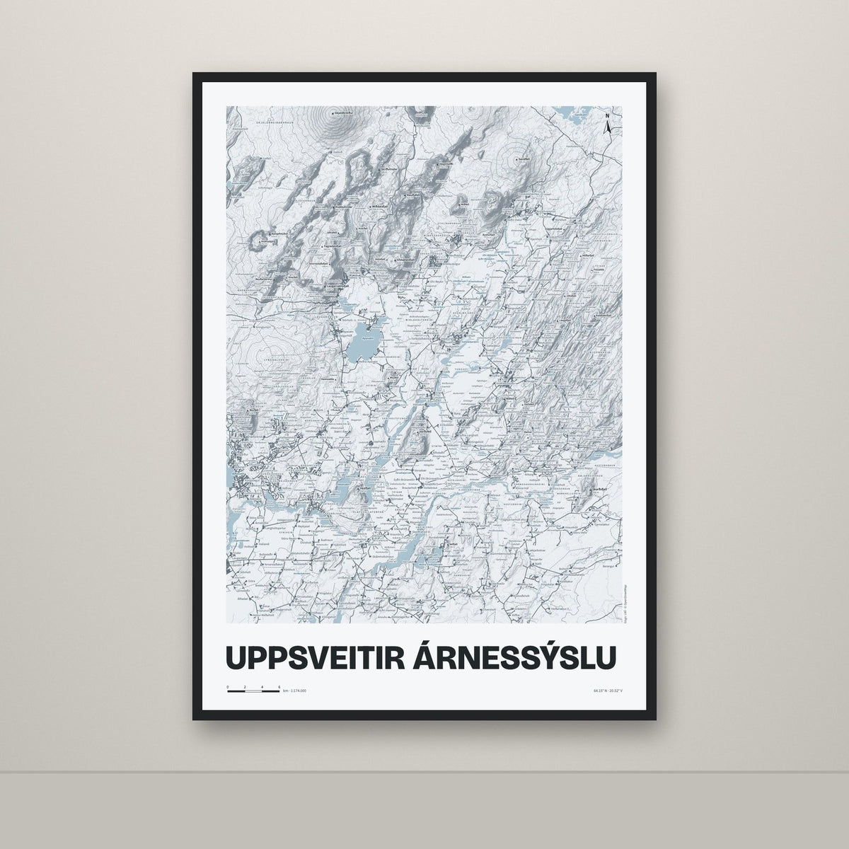 Uppsveitir Árnessýslu – Ljóst, okkurgulur
