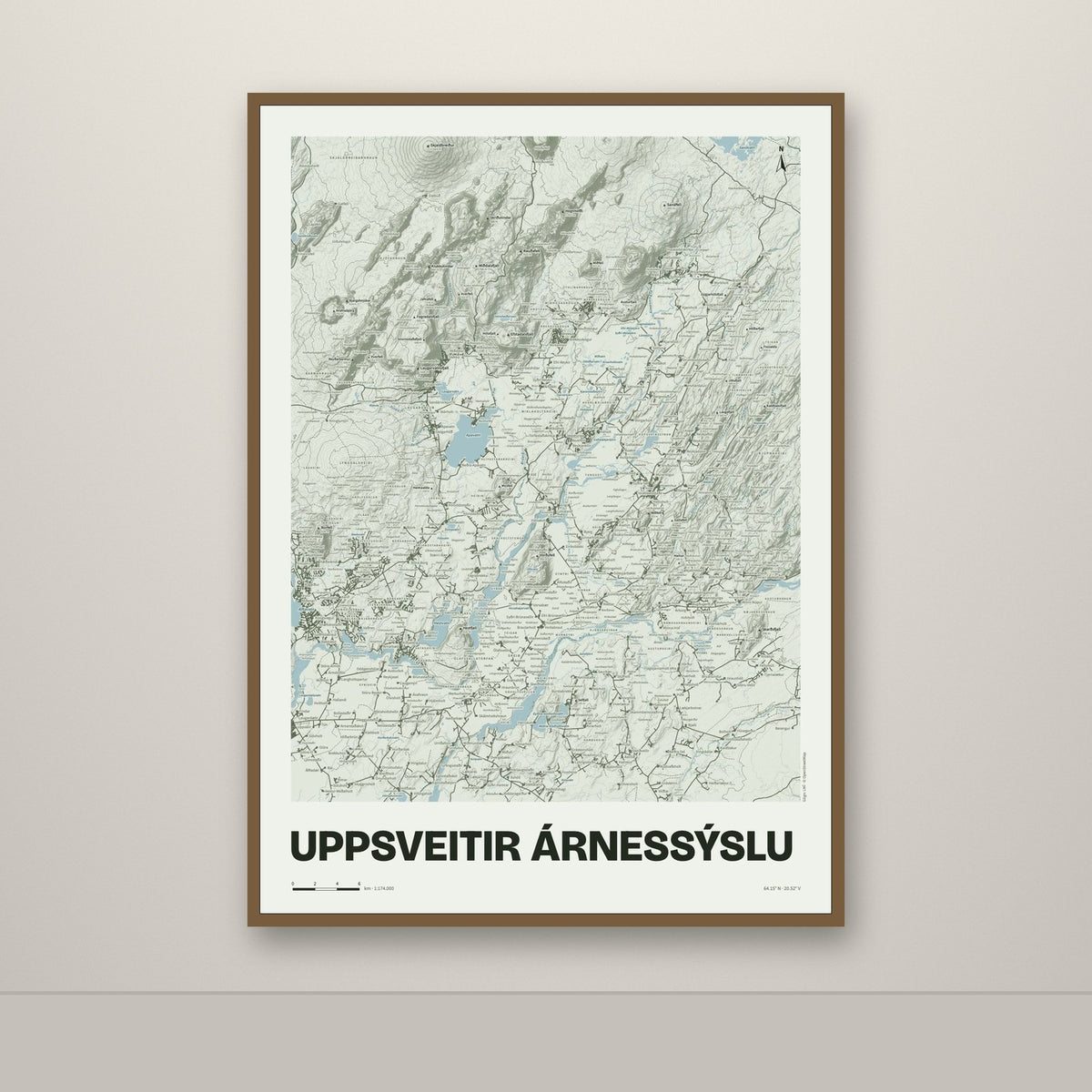 Uppsveitir Árnessýslu – Mosi, blár
