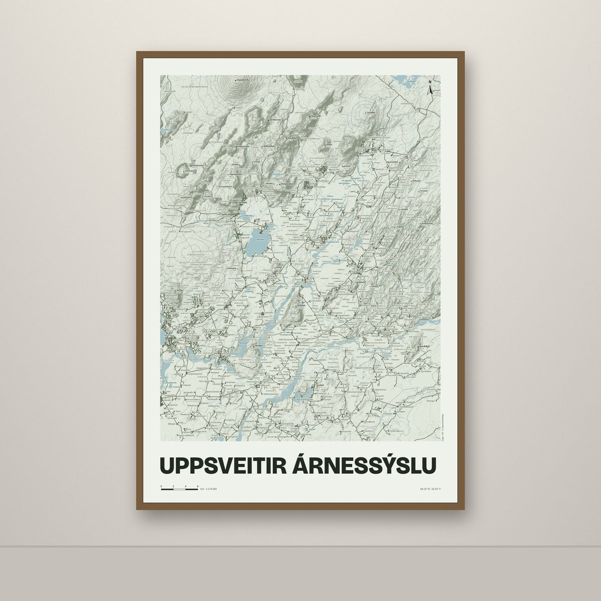 Uppsveitir Árnessýslu – Mosi, lúpínufjólublár