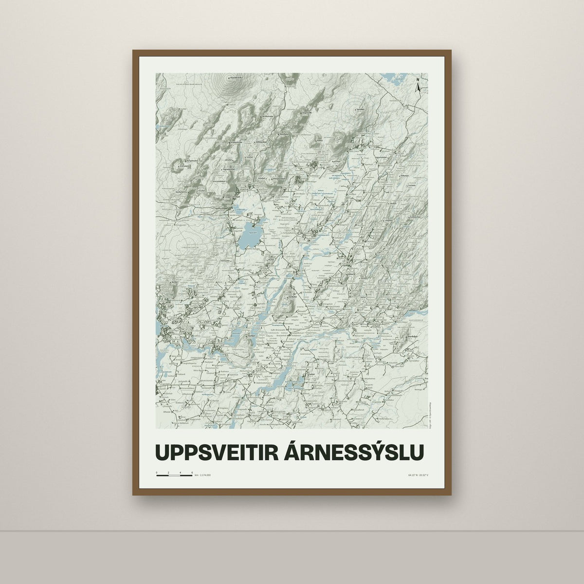 Uppsveitir Árnessýslu – Mosi, okkurgulur