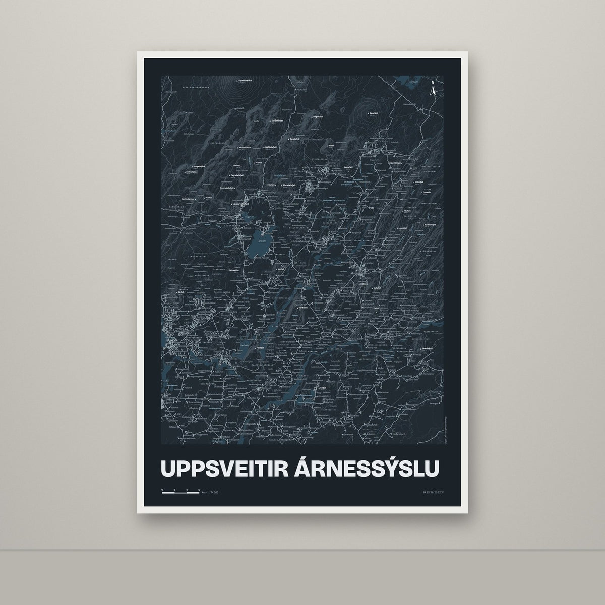 Uppsveitir Árnessýslu – Nótt, blár