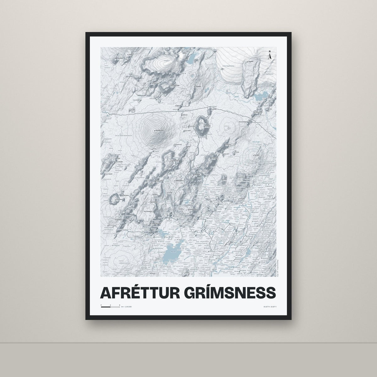 Afréttur Grímsness – Ljóst, okkurgulur