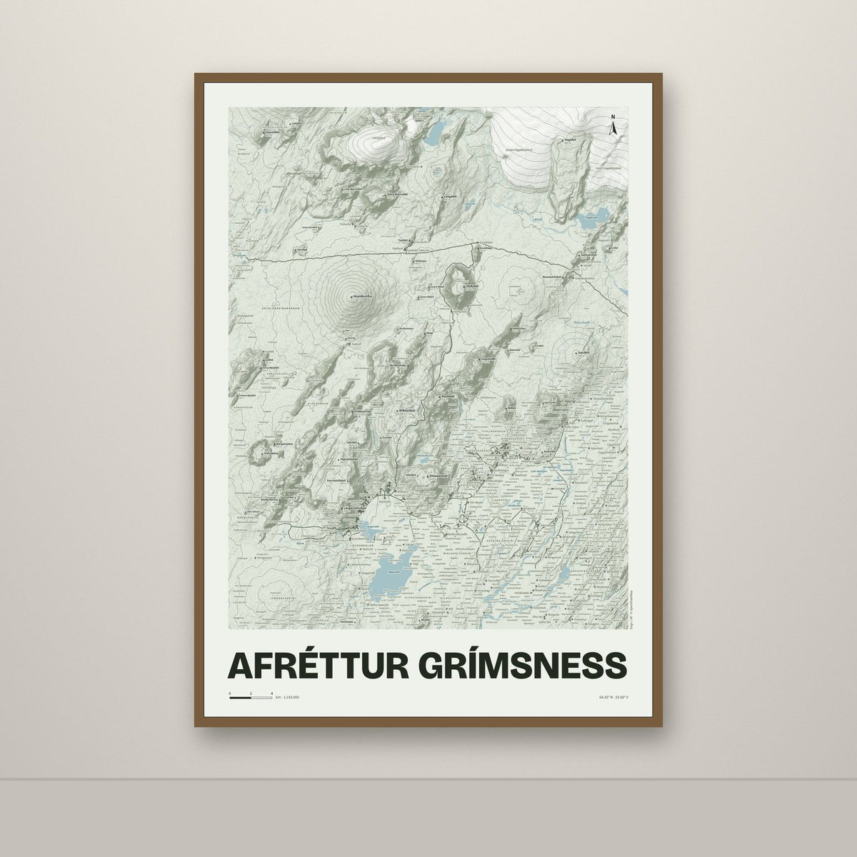 Afréttur Grímsness – Mosi, blár