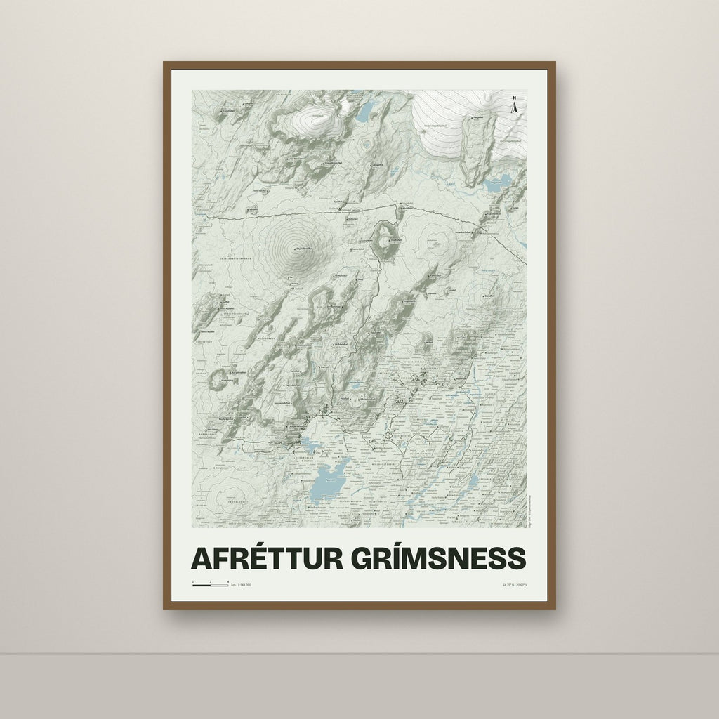Afréttur Grímsness – Mosi, okkurgulur