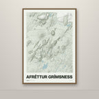 Afréttur Grímsness – Mosi, rauður