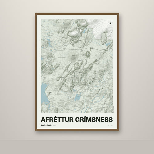 Afréttur Grímsness – Mosi, rauður