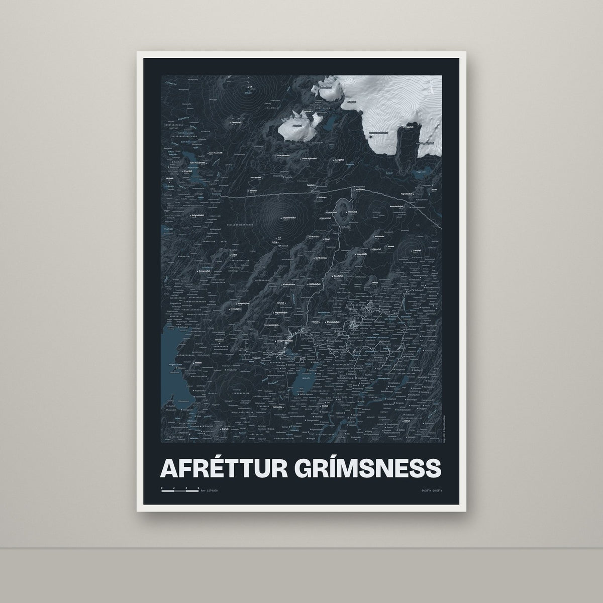 Afréttur Grímsness – Nótt, okkurgulur