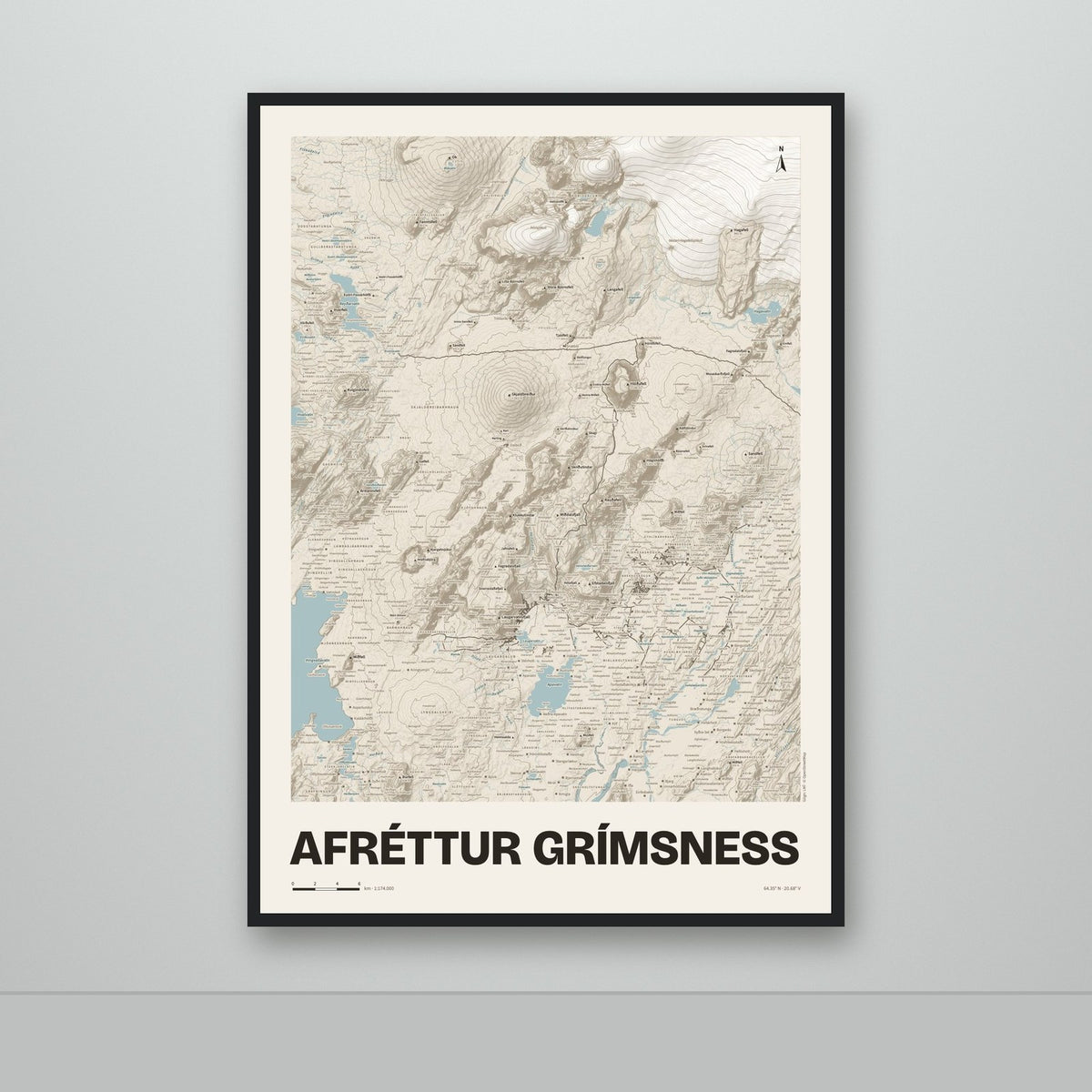 Afréttur Grímsness – Sandur, blár