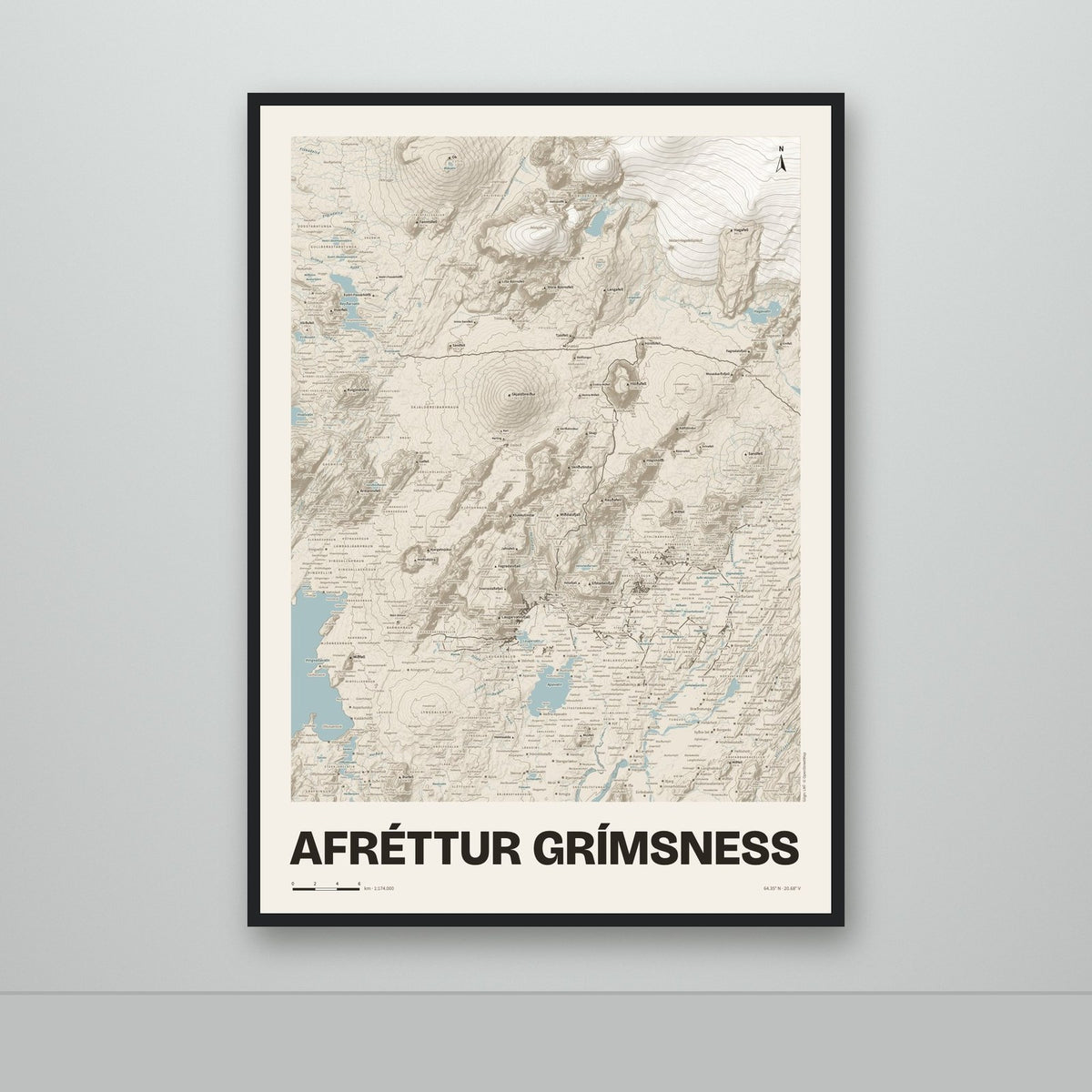 Afréttur Grímsness – Sandur, lúpínufjólublár