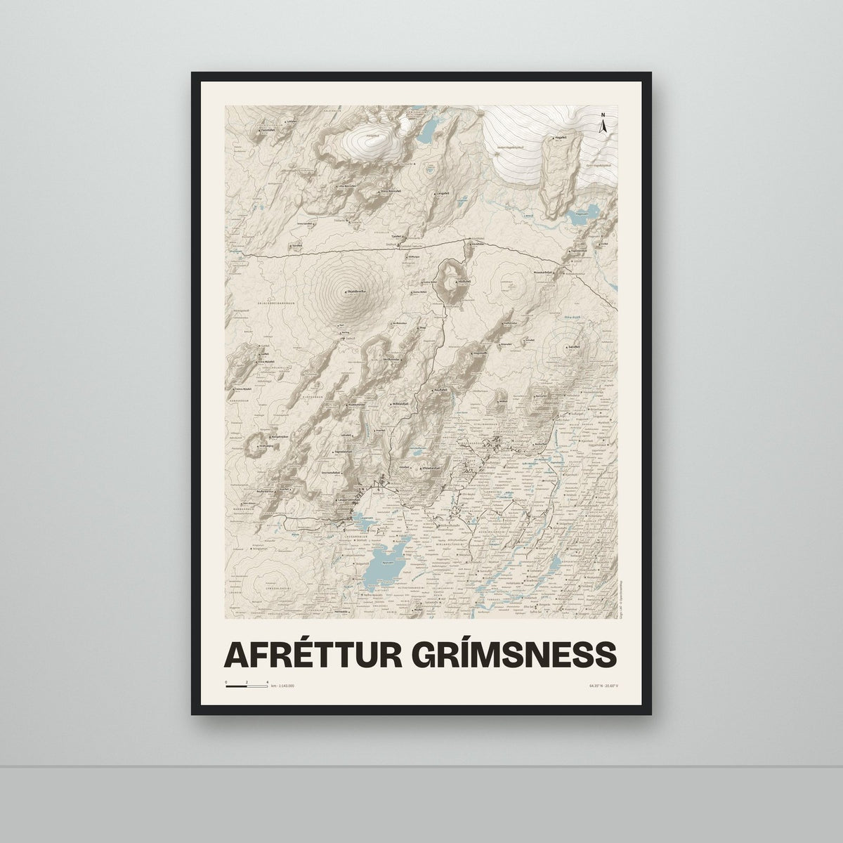 Afréttur Grímsness – Sandur, okkurgulur