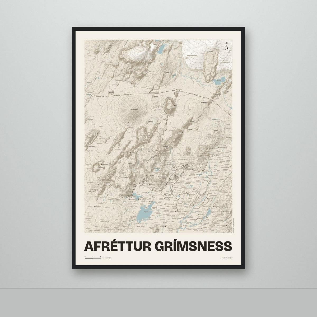 Afréttur Grímsness – Sandur, rauður