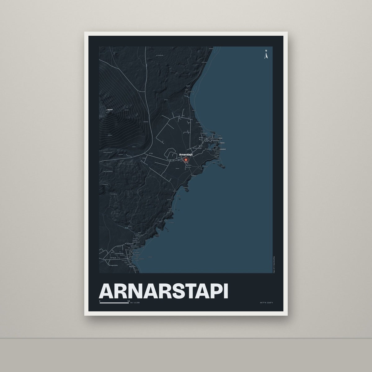 Arnarstapi – Nótt, rauður