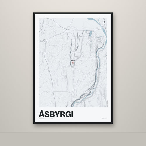 Ásbyrgi – Ljóst, rauður