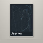 Ásbyrgi – Nótt, blár