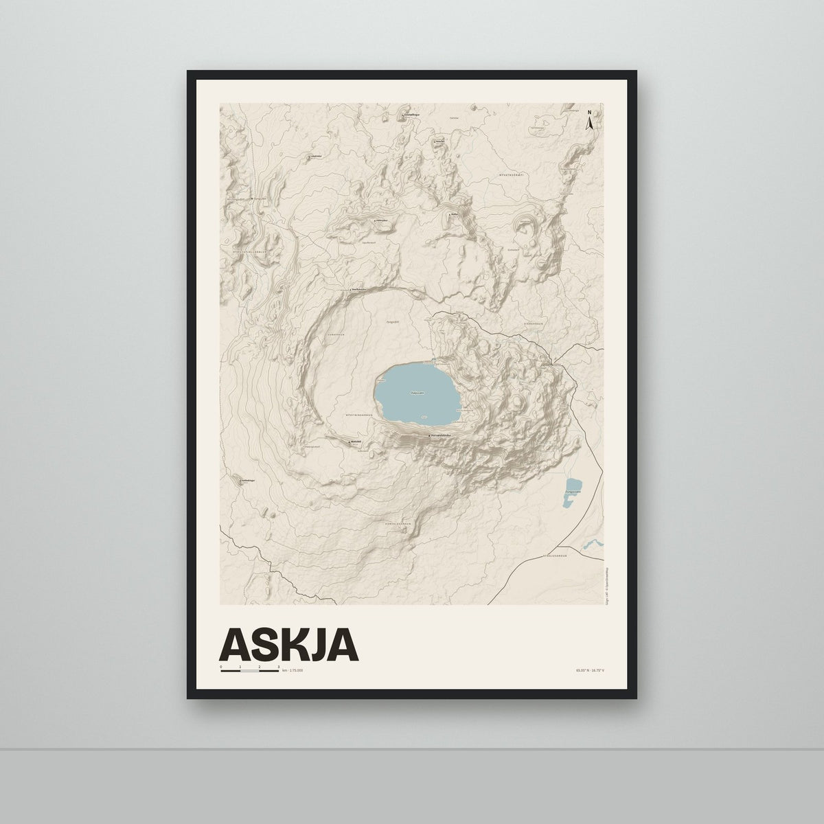 Askja – Sandur, okkurgulur