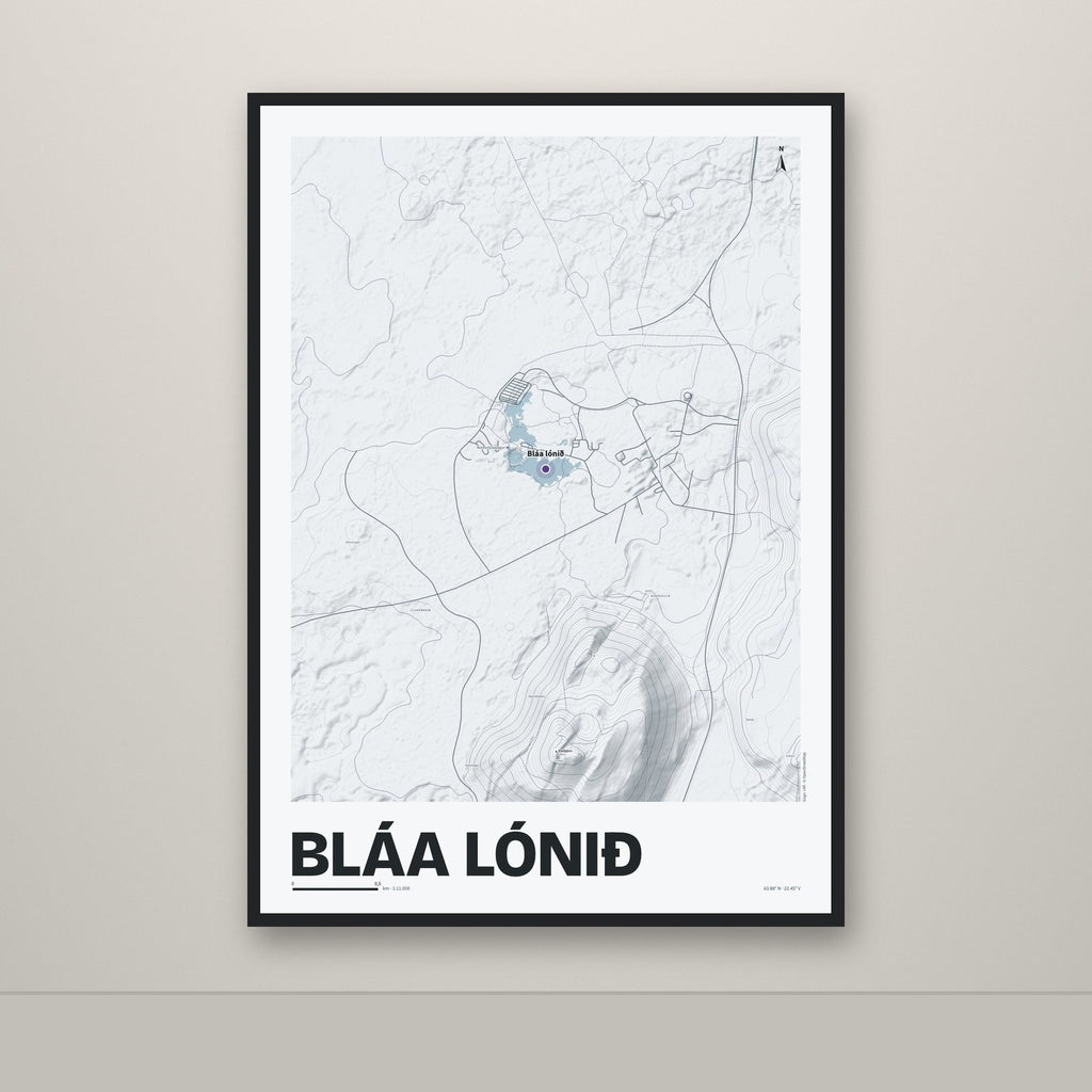 Bláa lónið – Ljóst, lúpínufjólublár