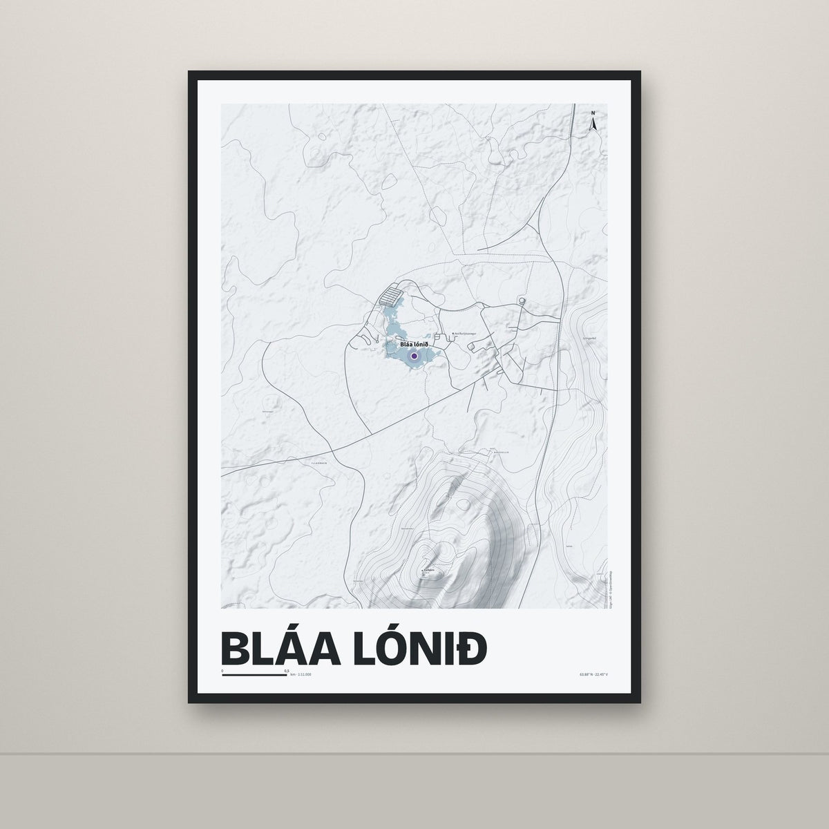 Bláa lónið – Ljóst, lúpínufjólublár