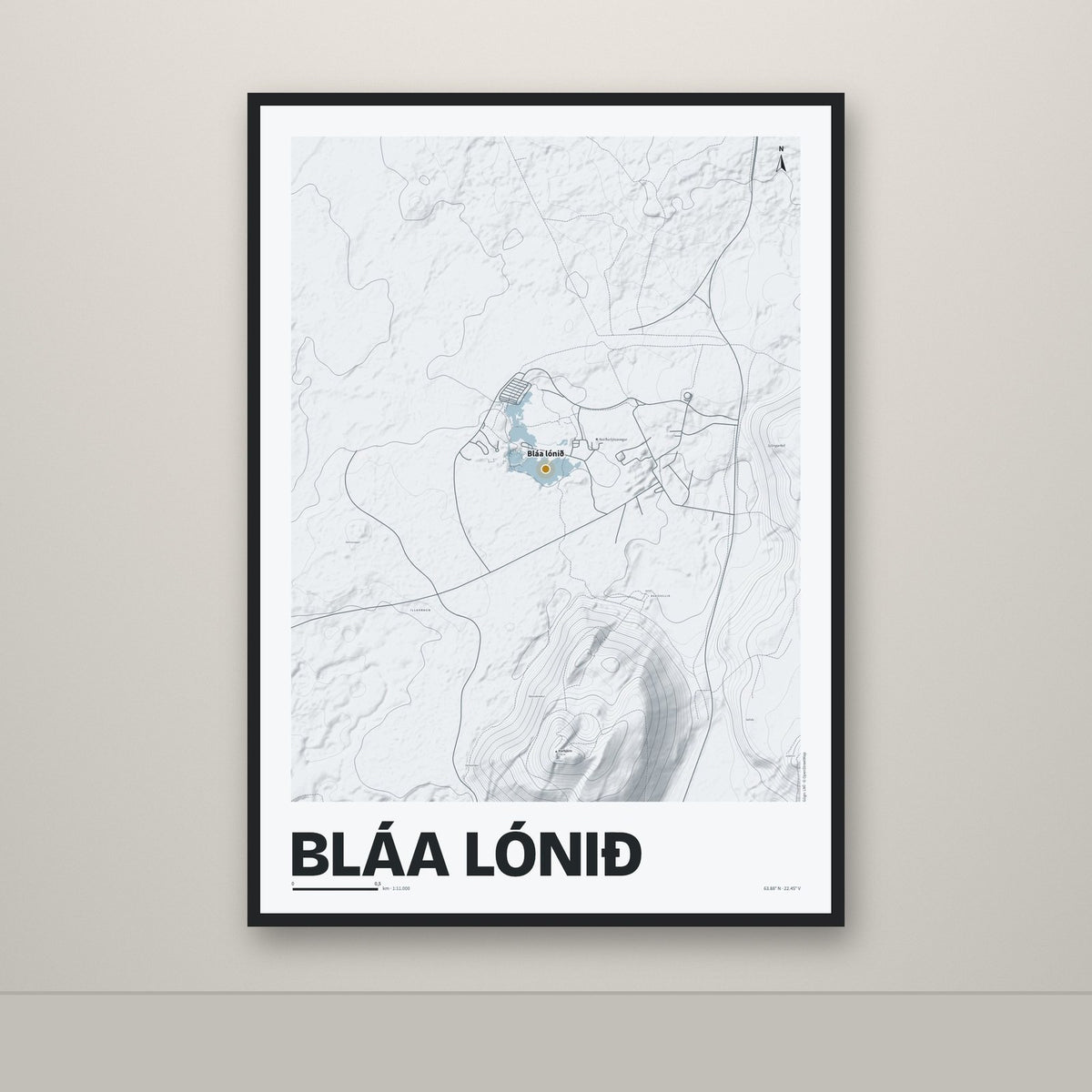 Bláa lónið – Ljóst, okkurgulur