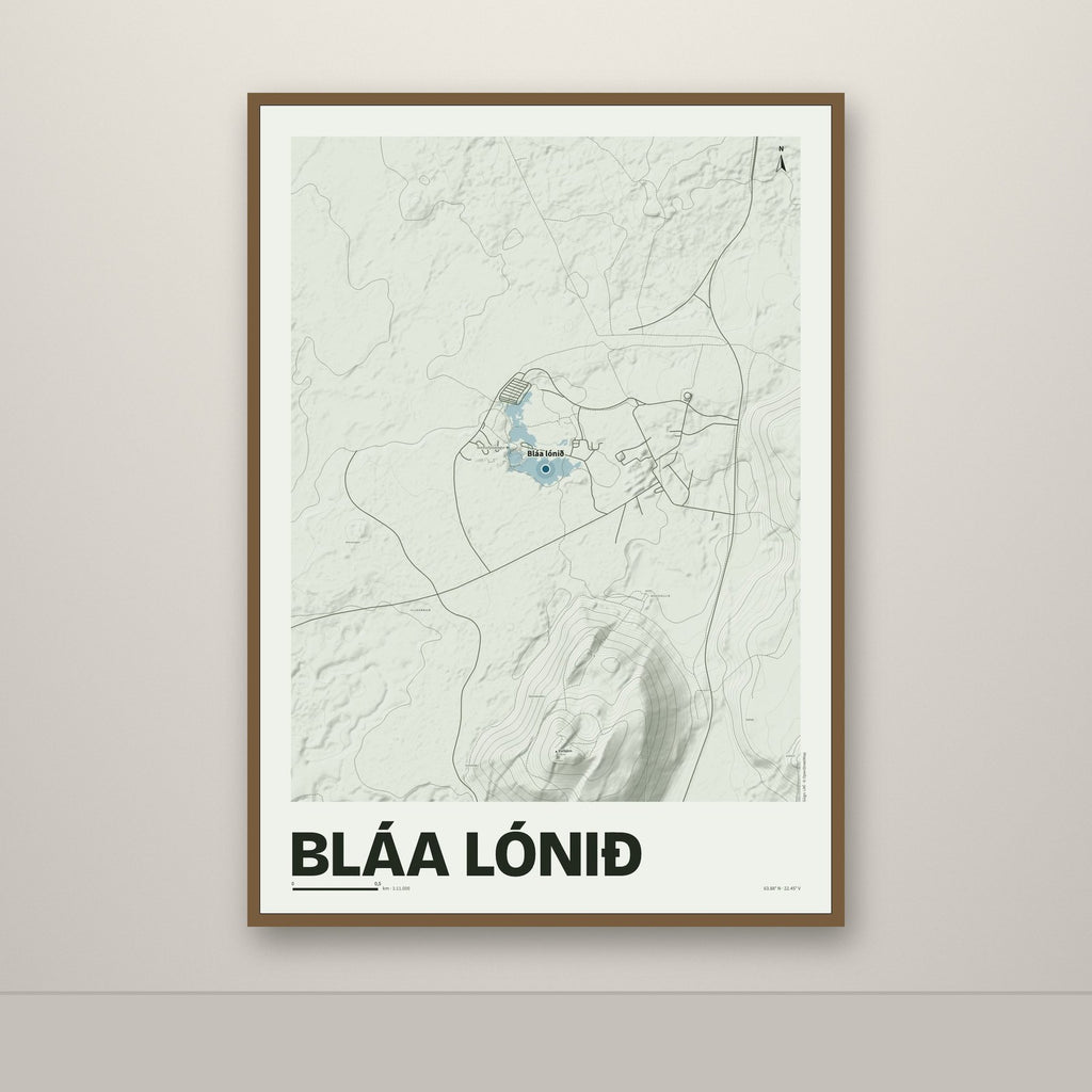 Bláa lónið – Mosi, blár
