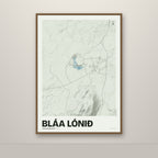 Bláa lónið – Mosi, blár