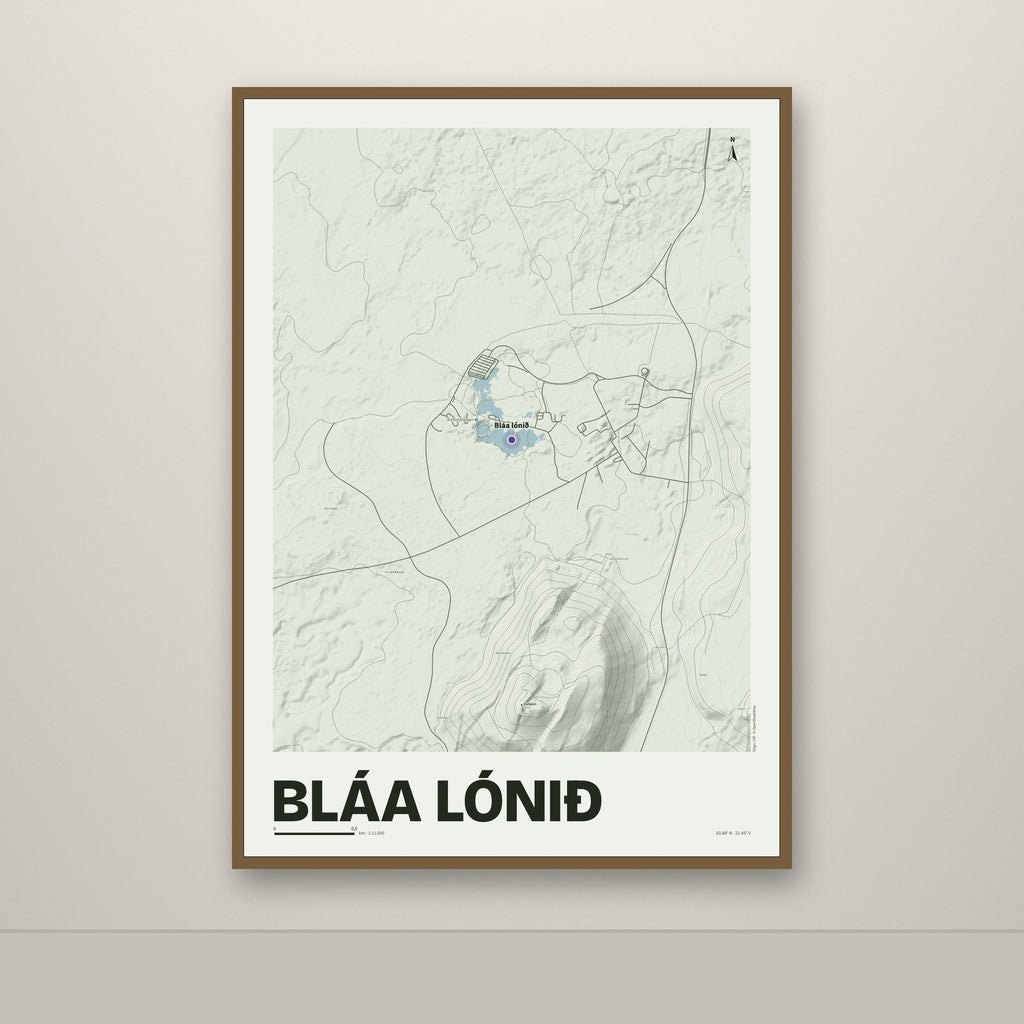 Bláa lónið – Mosi, lúpínufjólublár