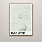 Bláa lónið – Mosi, lúpínufjólublár