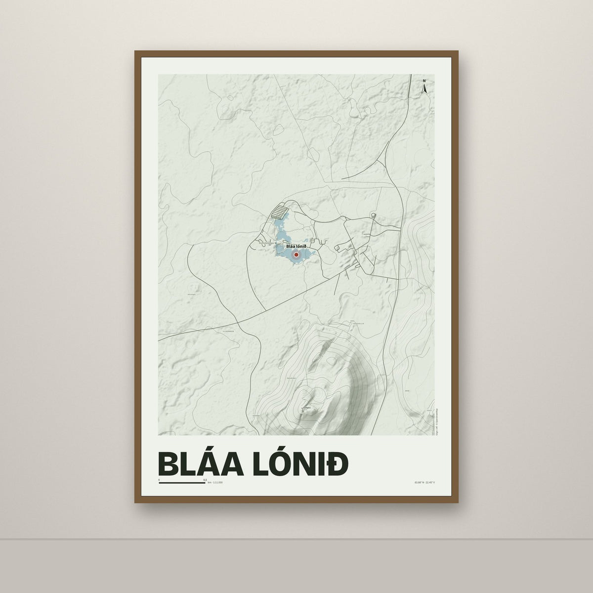 Bláa lónið – Mosi, rauður