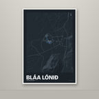 Bláa lónið – Nótt, lúpínufjólublár