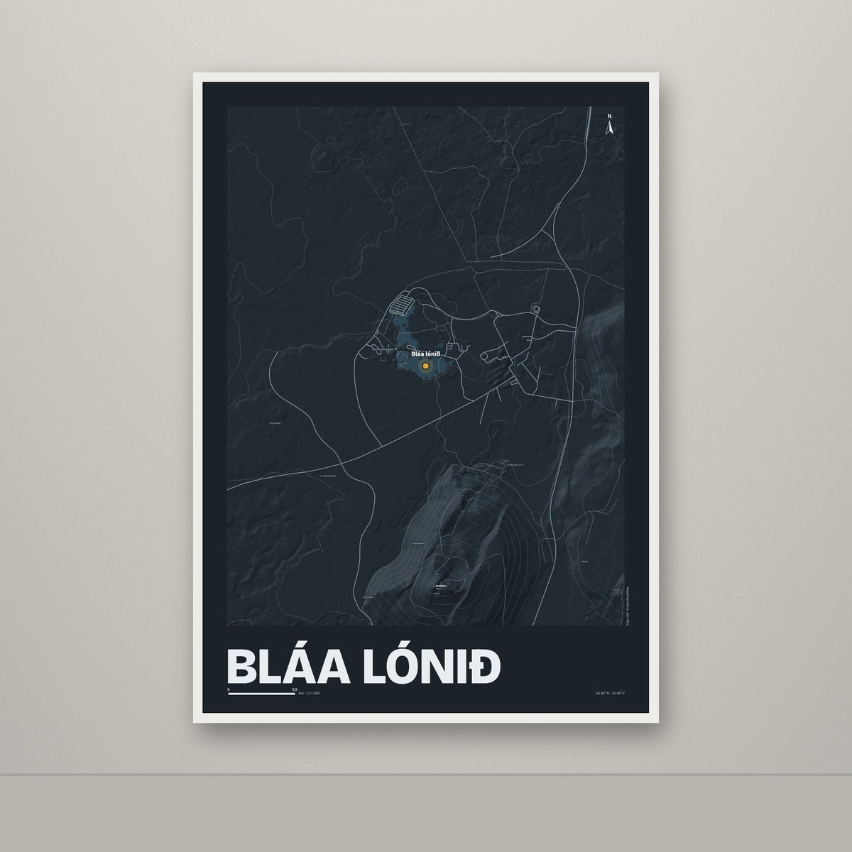 Bláa lónið – Nótt, okkurgulur