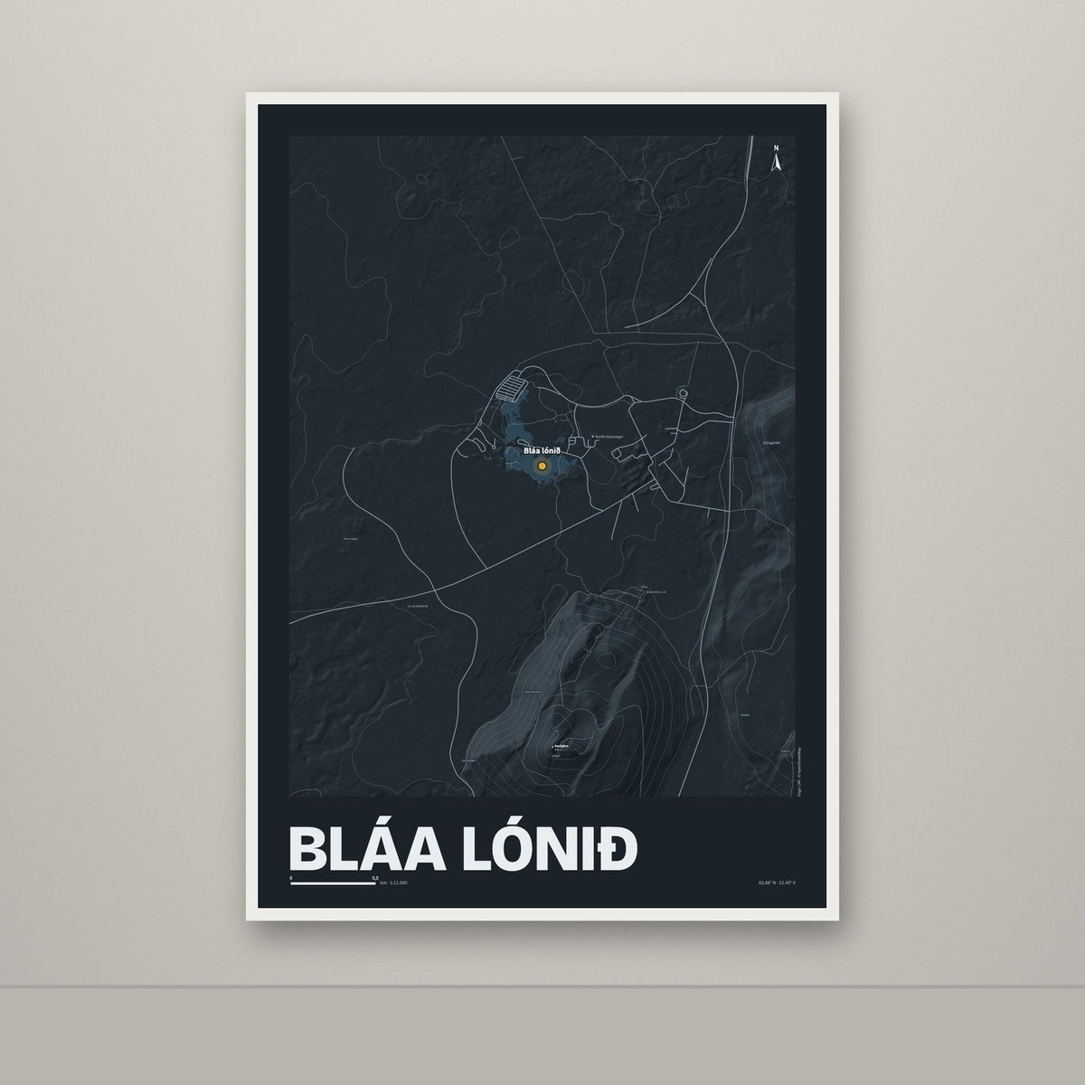 Bláa lónið – Nótt, okkurgulur