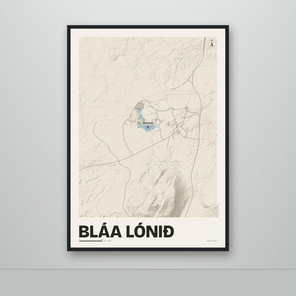Bláa lónið – Sandur, lúpínufjólublár
