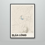Bláa lónið – Sandur, lúpínufjólublár