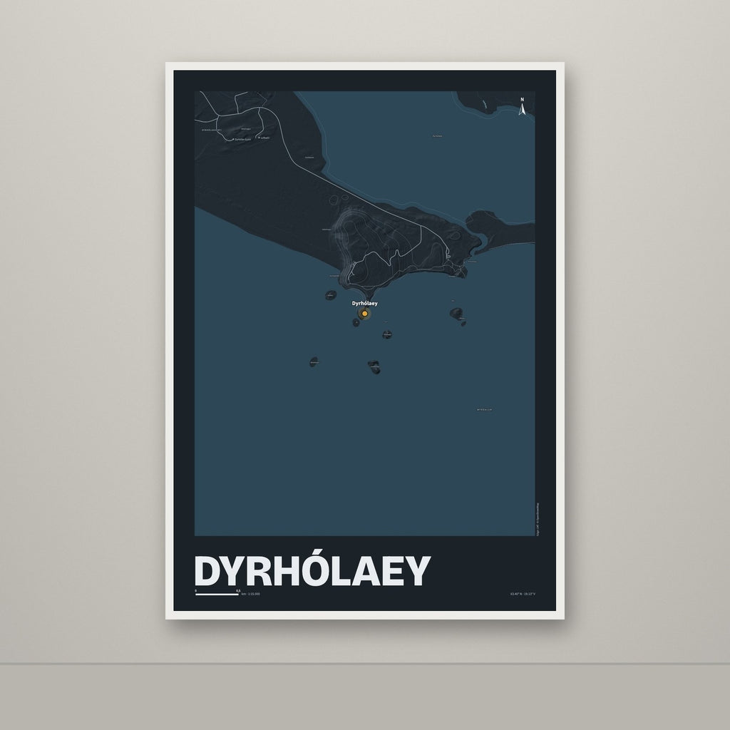 Dyrhólaey – Nótt, okkurgulur