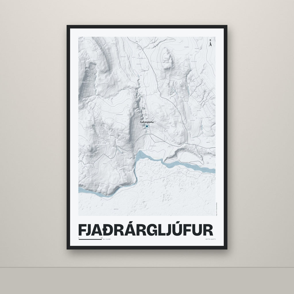 Fjaðrárgljúfur – Ljóst, blár