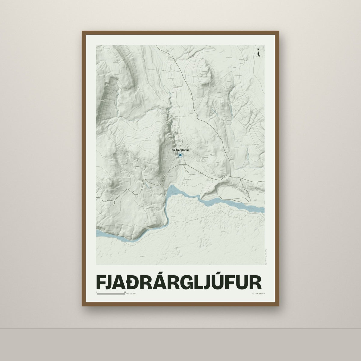 Fjaðrárgljúfur – Mosi, blár