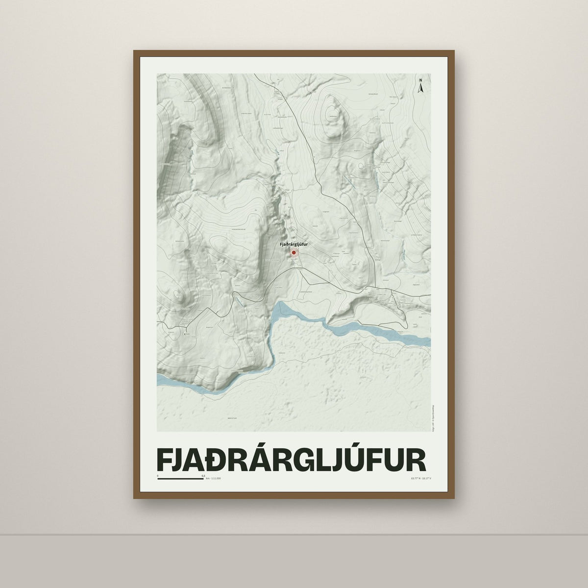 Fjaðrárgljúfur – Mosi, rauður