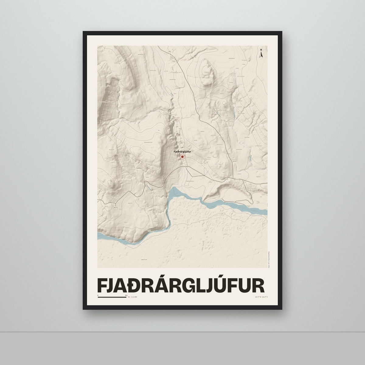 Fjaðrárgljúfur – Sandur, rauður