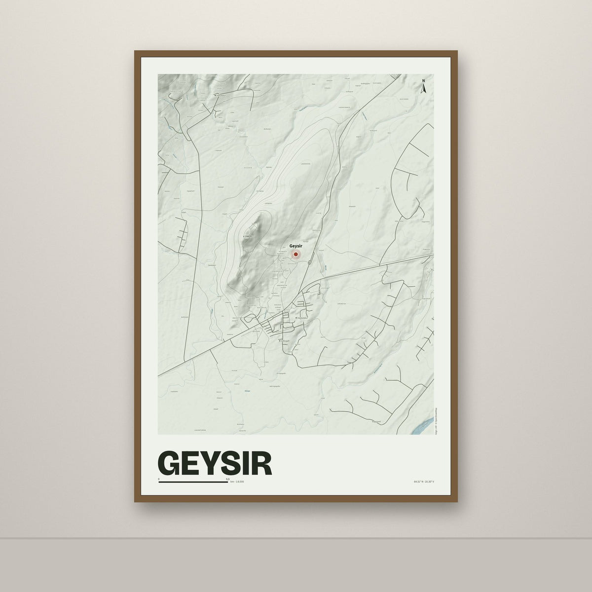 Geysir – Mosi, rauður