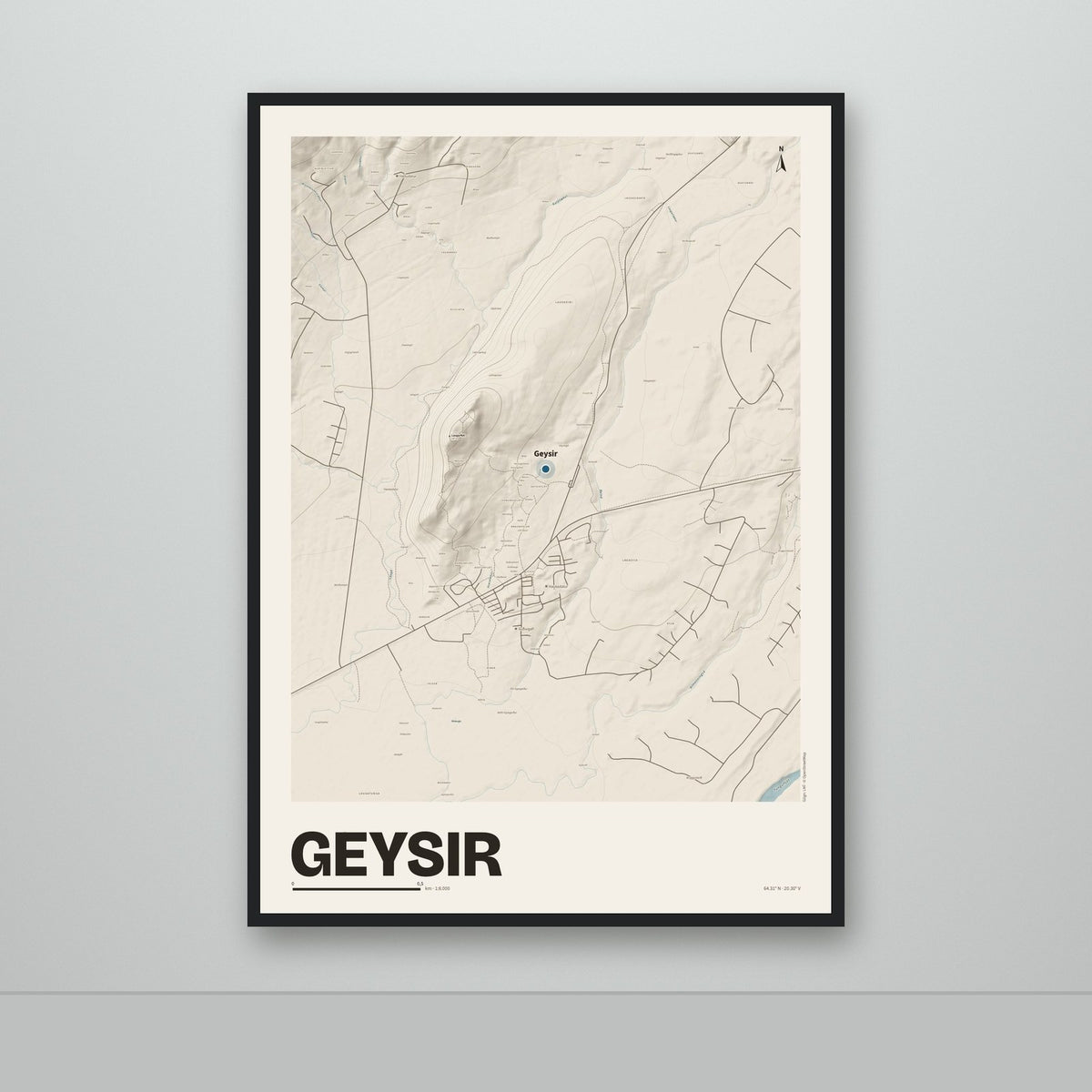 Geysir – Sandur, blár