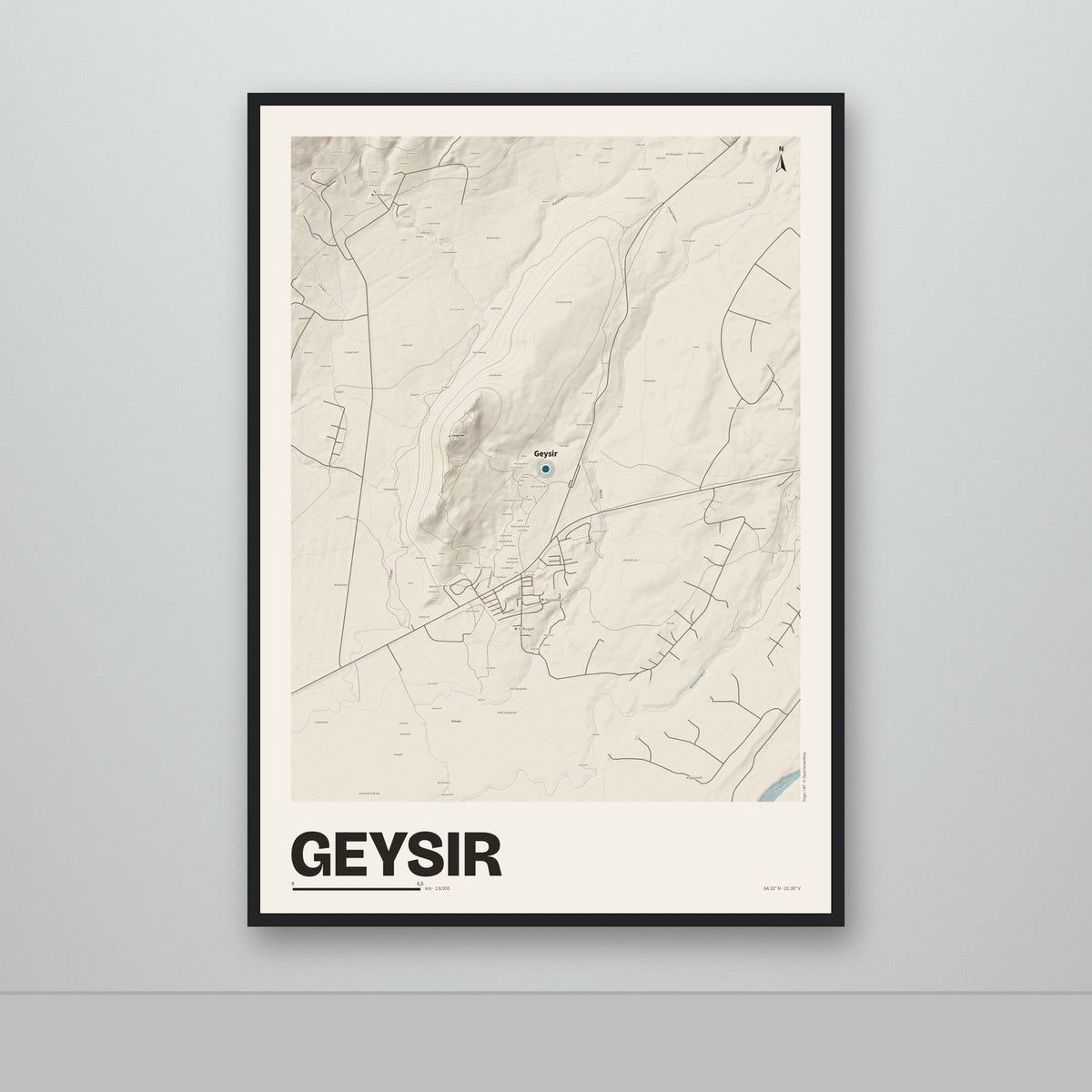 Geysir – Sandur, blár