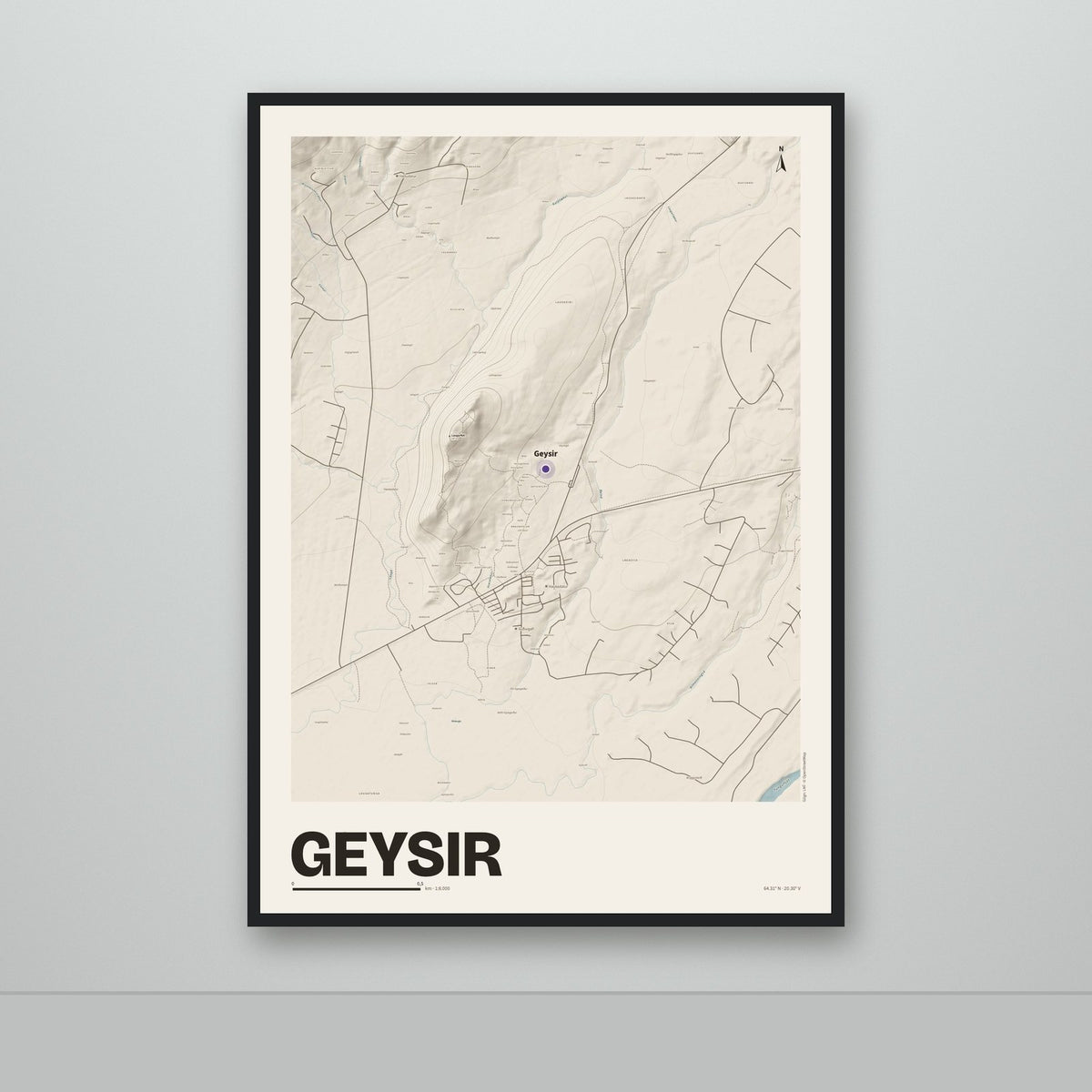 Geysir – Sandur, lúpínufjólublár